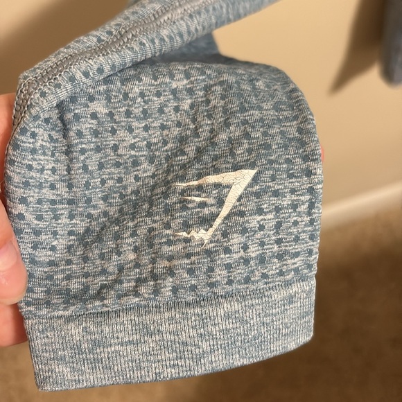 Gymshark Women’s Vital Seamless Leggings Blue Marl Size Small - Picture 8 of 9